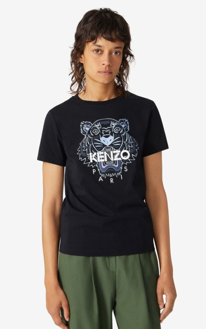 Kenzo Women Tiger T-shirt Black